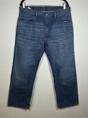 Men’s Levi’s 559 Medium Wash Relaxed Straight Denim Jeans 34x27 Classic EUC